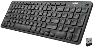 Arteck 2.4G Wireless Keyboard Ultra Slim Full Size Keyboard with Numeric Keypad and Media Hotkey for Computer/Desktop/PC/Laptop/Surface/Smart TV and Windows 10/8/ 7 Built-in Rechargeable Batter Arteck 2.4G Wireless Keyboard Ultra Slim Full Size Keyboard with Numeric Keypad and Media Hotkey for Computer/Desktop/PC/Laptop/Surface/Smart TV and Windows 10/8/ 7 Built-in Rechargeable Batter
