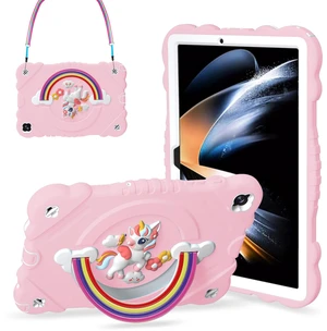 XZC Case for Samsung Galaxy Tab A11+ Plus/A9+ Plus 11 Inch Case Unicorn Heavy Duty Shockproof Protective Case with Stand/Shoulder Strap for Kids Girls Women (Pink) XZC Case for Samsung Galaxy Tab A11+ Plus/A9+ Plus 11 Inch Case Unicorn Heavy Duty Shockproof Protective Case with Stand/Shoulder Strap for Kids Girls Women (Pink)