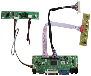 VSDISPLAY VGA DVI Controller Board for 21.5" 23.8" 1920x1080 30Pin Screen VSDISPLAY VGA DVI Controller Board for 21.5" 23.8" 1920x1080 30Pin Screen