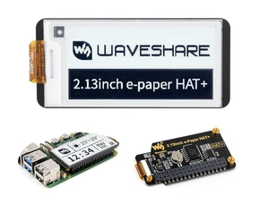 2.13inch E-Paper HAT+ for Raspberry Pi 5/ 4B/3B+/3B/2B/A+/Zero W/WH/Zero 2 W/Jetson Nano, E-Ink Display HAT+ Standard 250x122 Pixel SPI Interface with Pwnagotchi Tutorial Support Partial Refresh 2.13inch E-Paper HAT+ for Raspberry Pi 5/ 4B/3B+/3B/2B/A+/Zero W/WH/Zero 2 W/Jetson Nano, E-Ink Display HAT+ Standard 250x122 Pixel SPI Interface with Pwnagotchi Tutorial Support Partial Refresh