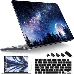 Tuiklol for MacBook Air 13 inch Case M5 2026 M4 2025 M3 2024 M2 2022 Release Model A3449 A3240 A3113 A2681,Plastic Hard Shell Cover for MacBook Air 13.6 with Touch ID, Moonlight Tuiklol for MacBook Air 13 inch Case M5 2026 M4 2025 M3 2024 M2 2022 Release Model A3449 A3240 A3113 A2681,Plastic Hard Shell Cover for MacBook Air 13.6 with Touch ID, Moonlight