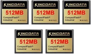 KINGDATA Industrial Compact Flash Memory Card 5pack 512MB FAT16 Type I for Industrial Equipment Vintage Digital Cameras KINGDATA Industrial Compact Flash Memory Card 5pack 512MB FAT16 Type I for Industrial Equipment Vintage Digital Cameras