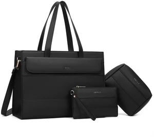 Keyli Laptop Bag for Women Sets,15.6 Inch Computer Work Bags Tote Bag Purses Waterproof Vegan Leather Briefcase Professional Business Shoulder Handbags for Teacher Office Travel Black Keyli Laptop Bag for Women Sets,15.6 Inch Computer Work Bags Tote Bag Purses Waterproof Vegan Leather Briefcase Professional Business Shoulder Handbags for Teacher Office Travel Black