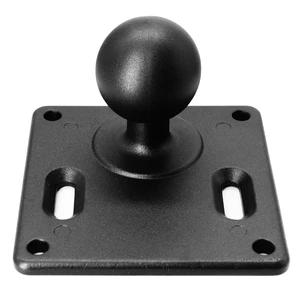 WINDFRD Aluminum 75x75mm VESA Plate with 1.5"/C Size Ball, Industrial Monitor/Television Mount Base for Truck, Compatible with Ram Mounts, iBOLT and More C Size Double Socket Arm Accessories WINDFRD Aluminum 75x75mm VESA Plate with 1.5"/C Size Ball, Industrial Monitor/Television Mount Base for Truck, Compatible with Ram Mounts, iBOLT and More C Size Double Socket Arm Accessories