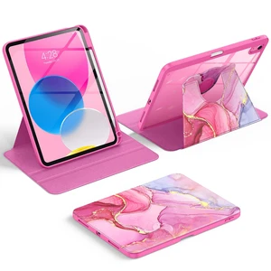 Soke 360 Rotating Case for iPad (A16)/ 10th Generation, Hot Pink Marble Soke 360 Rotating Case for iPad (A16)/ 10th Generation, Hot Pink Marble