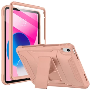 Soke Case for iPad (A16) 11th Generation 11-inch 2025, iPad 10th Generation 10.9-inch 2022, with Built-in Screen Protector and Kickstand, Rugged Full Body Protective Cover - New Rose Gold Soke Case for iPad (A16) 11th Generation 11-inch 2025, iPad 10th Generation 10.9-inch 2022, with Built-in Screen Protector and Kickstand, Rugged Full Body Protective Cover - New Rose Gold