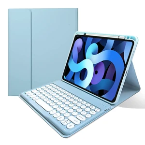 kaitesi Keyboard Case Compatible with iPad mini A17 Pro/iPad mini 6th Generation Keyboard Case Round Button Detachable BT Color Keyboard Cover (Blue) kaitesi Keyboard Case Compatible with iPad mini A17 Pro/iPad mini 6th Generation Keyboard Case Round Button Detachable BT Color Keyboard Cover (Blue)