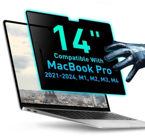 Magnetic Privacy Screen Compatible with MacBook Pro 14" 2021, 2022, 2023, 2024, 2025, M1, M2, M3, M4, M5 Anti-Blue Light Laptop Screen Protector Filter Blue Light Blocking Filter Magnetic Privacy Screen Compatible with MacBook Pro 14" 2021, 2022, 2023, 2024, 2025, M1, M2, M3, M4, M5 Anti-Blue Light Laptop Screen Protector Filter Blue Light Blocking Filter