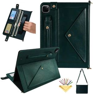 UUcovers Crossbody Handbag Case for iPad Pro 11 inch M4 2024 (Model: A2836 A2837 A3006) with Pencil Holder/Shoulder Strap/Hand Strap/Pockets Stand PU Leather Carrying Magnetic Wallet Cover,Dark Green UUcovers Crossbody Handbag Case for iPad Pro 11 inch M4 2024 (Model: A2836 A2837 A3006) with Pencil Holder/Shoulder Strap/Hand Strap/Pockets Stand PU Leather Carrying Magnetic Wallet Cover,Dark Green
