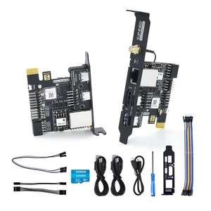 Sipeed NanoKVM-PCIe IP-KVM Remote Control Operations Maintenance Server, DDR3 RISC-V Linux Development Board, 1TOPS NPU 1GHz SG2002 RISC-V CPU, HDMI USB 100M Network Port (NanoKVM-PCIe ETH+WiFi) Sipeed NanoKVM-PCIe IP-KVM Remote Control Operations Maintenance Server, DDR3 RISC-V Linux Development Board, 1TOPS NPU 1GHz SG2002 RISC-V CPU, HDMI USB 100M Network Port (NanoKVM-PCIe ETH+WiFi)
