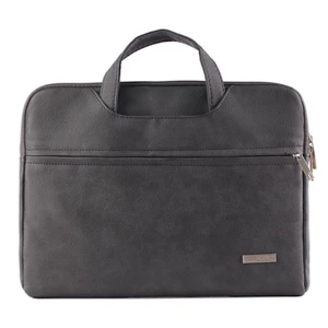 Teamgee Leather Laptop Sleeve, 15.6" Portable Monitor Carrying Bag, Slim Protective Laptop Case Waterproof Durable for 13-15.6 inch Laptops, Graphite Black Teamgee Leather Laptop Sleeve, 15.6" Portable Monitor Carrying Bag, Slim Protective Laptop Case Waterproof Durable for 13-15.6 inch Laptops, Graphite Black