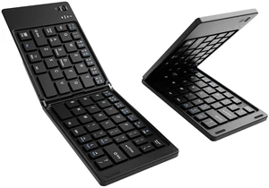 riwezox Foldable Bluetooth Keyboard, Pocket-Sized Wireless Travel Folding Keyboard for iPad, iPhone, Smartphone, Tablet and Laptop (Black) riwezox Foldable Bluetooth Keyboard, Pocket-Sized Wireless Travel Folding Keyboard for iPad, iPhone, Smartphone, Tablet and Laptop (Black)