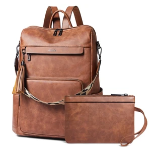 Shrrie Vegan Leather Laptop Backpack for Women 15.6 inch Work Backpack Fashion Travel Backpack Purse for Travel College Work Shrrie Vegan Leather Laptop Backpack for Women 15.6 inch Work Backpack Fashion Travel Backpack Purse for Travel College Work