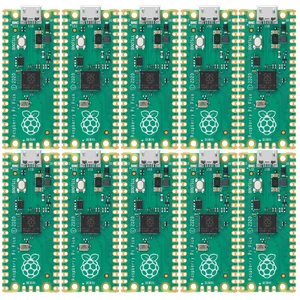 hiBCTR 10pcs Raspberry pi pico Development Board with rp2040 Dual-core Cortex m0+ Processor, Supports c/c++/Python, 2mb Flash, spi/i2c/uart Interface hiBCTR 10pcs Raspberry pi pico Development Board with rp2040 Dual-core Cortex m0+ Processor, Supports c/c++/Python, 2mb Flash, spi/i2c/uart Interface
