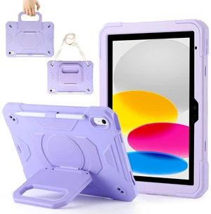 Case for iPad 11th (A16) 11" 2025, iPad 10th Generation 10.9" 2022,Military Grade Shockproof iPad Case Built-in 360 Rotating Stand/Pen Slot/Shoulder Strap, for iPad 11th Gen/10th Gen (Light Purple) Case for iPad 11th (A16) 11" 2025, iPad 10th Generation 10.9" 2022,Military Grade Shockproof iPad Case Built-in 360 Rotating Stand/Pen Slot/Shoulder Strap, for iPad 11th Gen/10th Gen (Light Purple)