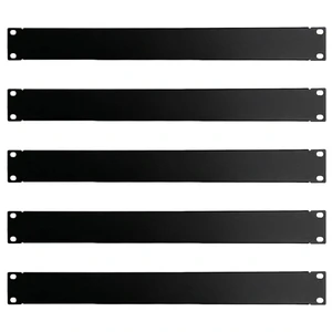 1U Blank Panel Rack Mount Spacer Filler Panel 19" Black Rack Blanking Blind Panel for Server Network Rack Enclosure Or Cabinet-5pcs (1U-5PCs) 1U Blank Panel Rack Mount Spacer Filler Panel 19" Black Rack Blanking Blind Panel for Server Network Rack Enclosure Or Cabinet-5pcs (1U-5PCs)