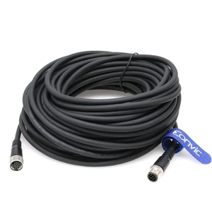 Eonvic Industrial M12 8 Pin Male to Female Aviation Sensor Connector Waterproof M12 A Code Shielded Signal Cable (20M//65.6ft) Eonvic Industrial M12 8 Pin Male to Female Aviation Sensor Connector Waterproof M12 A Code Shielded Signal Cable (20M//65.6ft)