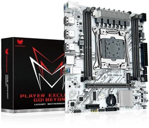SHANGZHAOYUAN X99 LGA 2011-3 Motherboard for Intel Xeon E5 V3/V4 and Core i7 Series Processors (Micro ATX, DDR4 Max 128GB, PCIe 3.0, M.2 Protocol, Gigabit LAN) PC Server Mainboard, X99 PR9-H White SHANGZHAOYUAN X99 LGA 2011-3 Motherboard for Intel Xeon E5 V3/V4 and Core i7 Series Processors (Micro ATX, DDR4 Max 128GB, PCIe 3.0, M.2 Protocol, Gigabit LAN) PC Server Mainboard, X99 PR9-H White
