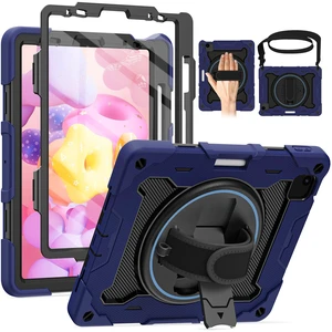ROSROME for iPad Pro 11 inch 1st-4th Gen Case & iPad Air 11 inch M3/M2 Case, Heavy Duty Shockproof Kids Case with 360 Rotating Stand, Hand Strap, Shoulder Strap & Screen Protector ROSROME for iPad Pro 11 inch 1st-4th Gen Case & iPad Air 11 inch M3/M2 Case, Heavy Duty Shockproof Kids Case with 360 Rotating Stand, Hand Strap, Shoulder Strap & Screen Protector
