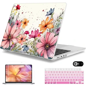 Mektron Case for 2026 M5 MacBook Pro 16 inch A3429 A3428 M4 A3403 A3186 M3 A2991 M2 A2780 M1 A2485 (2021-2025) Pro/Max with Liquid Retina XDR, Hard Shell Plastic Laptop Cover, Colorful Floral Mektron Case for 2026 M5 MacBook Pro 16 inch A3429 A3428 M4 A3403 A3186 M3 A2991 M2 A2780 M1 A2485 (2021-2025) Pro/Max with Liquid Retina XDR, Hard Shell Plastic Laptop Cover, Colorful Floral