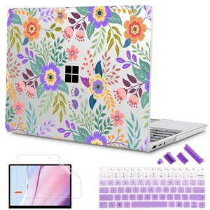 Mektron Case for 13.5" Microsoft Surface Laptop 5/4/3 with Metal Palm Rest Model 1951/1868, 2019/2021/2022 Release Plastic Hard Shell Cover with Screen Protector + Keyboard Cover, Colorful Flo Mektron Case for 13.5" Microsoft Surface Laptop 5/4/3 with Metal Palm Rest Model 1951/1868, 2019/2021/2022 Release Plastic Hard Shell Cover with Screen Protector + Keyboard Cover, Colorful Flo