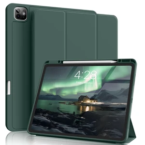 Zktuyu for iPad Pro 13 inch Case (M5/M4) 2025/2024, Slim Protective Cover with Pencil Holder, Soft TPU Back Cover, Trifold Stand, Auto Wake/Sleep, A2925 A2926 A3007 A3362 A3359 (Dark Green) Zktuyu for iPad Pro 13 inch Case (M5/M4) 2025/2024, Slim Protective Cover with Pencil Holder, Soft TPU Back Cover, Trifold Stand, Auto Wake/Sleep, A2925 A2926 A3007 A3362 A3359 (Dark Green)