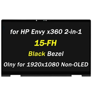 for HP Envy x360 15-fh0023dx 15-fh0013dx Black Touch Screen Replacement for HP Envy x360 15-fh0023dx 15-fh0013dx Black Touch Screen Replacement