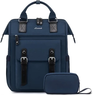 LOVEVOOK Laptop Backpack for Women Work Travel Commuter Backpack Business Computer Bag Doctor Nurse Bags College Backpack Purse, 17 Inch, Blue-black LOVEVOOK Laptop Backpack for Women Work Travel Commuter Backpack Business Computer Bag Doctor Nurse Bags College Backpack Purse, 17 Inch, Blue-black