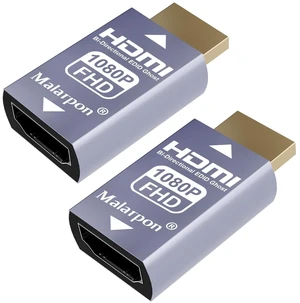 Malarpon Hdmi Edid Emulator Passthrough 3rd Generrtion Aluminum fit Headlesskeep The EDID of The Monitor Active Switches and Extenders 1920x1080@59Hz 2P Malarpon Hdmi Edid Emulator Passthrough 3rd Generrtion Aluminum fit Headlesskeep The EDID of The Monitor Active Switches and Extenders 1920x1080@59Hz 2P