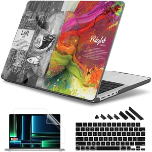 May Chen Compatible with M3 MacBook Pro 16 A2991 M2 A2780 M1 A2485 Pro/Max with Retina Display Fits Touch ID 2023 2022 2021, Hard Shell Case with Keybaord Cover & Screen Protector, Left Right Brain May Chen Compatible with M3 MacBook Pro 16 A2991 M2 A2780 M1 A2485 Pro/Max with Retina Display Fits Touch ID 2023 2022 2021, Hard Shell Case with Keybaord Cover & Screen Protector, Left Right Brain