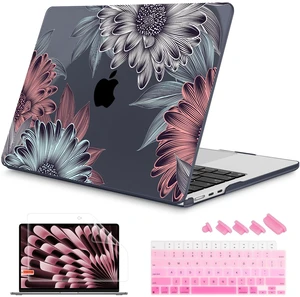 Mektron for 2026/2025/2024/2023 MacBook Air 15 INCH M5 A3448 /M4 A3241 /M3 A3114 /M2 A2941 Case, Printed Plastic Hard Shell Cover with 15.3" Liquid Retina Display Touch ID, Blooming Chrysanthemums Mektron for 2026/2025/2024/2023 MacBook Air 15 INCH M5 A3448 /M4 A3241 /M3 A3114 /M2 A2941 Case, Printed Plastic Hard Shell Cover with 15.3" Liquid Retina Display Touch ID, Blooming Chrysanthemums