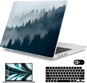 Mektron Case for 2026 M5 MacBook Pro 16 inch A3429 A3428 M4 A3403 A3186 M3 A2991 M2 A2780 M1 A2485 (2021-2025) Pro/Max with Liquid Retina XDR, Hard Shell Plastic Laptop Cover, Misty Forest C132 Mektron Case for 2026 M5 MacBook Pro 16 inch A3429 A3428 M4 A3403 A3186 M3 A2991 M2 A2780 M1 A2485 (2021-2025) Pro/Max with Liquid Retina XDR, Hard Shell Plastic Laptop Cover, Misty Forest C132
