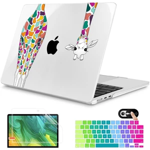 Mektron for 2026 MacBook Air 13-inch M5 Laptop Case A3449 with 13.6-inch Liquid Retina Display Fits 2025 A3240 M4 2024 A3113 M3 2023 A2681 M2 Printed Shell for MacBook Air 13.6", Giraffe Mektron for 2026 MacBook Air 13-inch M5 Laptop Case A3449 with 13.6-inch Liquid Retina Display Fits 2025 A3240 M4 2024 A3113 M3 2023 A2681 M2 Printed Shell for MacBook Air 13.6", Giraffe