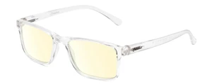 Medspex L2007 Photochromic Blue Light Glasses Rectangular Frame with Adaptive Transition Lenses ^^ Indoor Outdoor Screen Protection Eyewear ^^ Lens Color -Orange & Frame Color - Clear Crystal Medspex L2007 Photochromic Blue Light Glasses Rectangular Frame with Adaptive Transition Lenses ^^ Indoor Outdoor Screen Protection Eyewear ^^ Lens Color -Orange & Frame Color - Clear Crystal