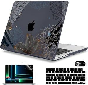 Mektron Case for 2026 M5 MacBook Pro 16 inch A3429 A3428 M4 A3403 A3186 M3 A2991 M2 A2780 M1 A2485 (2021-2025) Pro/Max with Liquid Retina XDR, Hard Shell Plastic Laptop Cover, Line Chrysanthemums Mektron Case for 2026 M5 MacBook Pro 16 inch A3429 A3428 M4 A3403 A3186 M3 A2991 M2 A2780 M1 A2485 (2021-2025) Pro/Max with Liquid Retina XDR, Hard Shell Plastic Laptop Cover, Line Chrysanthemums