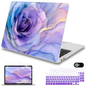 Mektron Case for MacBook Air 13 inch M1 A2337 A2179 A1932,Hard Cover 2018-2021 Air 13-inch with Touch ID, Exclusively Designed Protective Shell with Keyboard Skin+Screen Protector, Rose Marble Mektron Case for MacBook Air 13 inch M1 A2337 A2179 A1932,Hard Cover 2018-2021 Air 13-inch with Touch ID, Exclusively Designed Protective Shell with Keyboard Skin+Screen Protector, Rose Marble