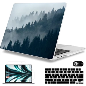 Mektron Case for M5 MacBook Pro 14 inch 2026 Model A3427 A3426 Fit 2025-2021 Model A3434 A3112 M4 A3112 A3401 A3185 M3 A2918 A2992 M2 A2779 M1 A2442 Pro/Max Cover, Misty Forest C132 Mektron Case for M5 MacBook Pro 14 inch 2026 Model A3427 A3426 Fit 2025-2021 Model A3434 A3112 M4 A3112 A3401 A3185 M3 A2918 A2992 M2 A2779 M1 A2442 Pro/Max Cover, Misty Forest C132