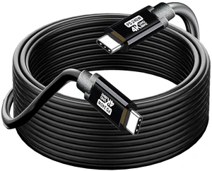 USB C to C Cable 20FT,240W 4K60HZ USB Type C GEN2x2(Data usb3.1),Type C Video Output From USB3.2/ USB4.0 Fast Charging & Sync for Xreal MacBook Pro iPad Pro iPhone 15 Pro Galaxy S22 Portable Monitor USB C to C Cable 20FT,240W 4K60HZ USB Type C GEN2x2(Data usb3.1),Type C Video Output From USB3.2/ USB4.0 Fast Charging & Sync for Xreal MacBook Pro iPad Pro iPhone 15 Pro Galaxy S22 Portable Monitor