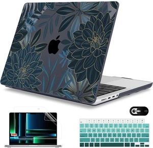 Mektron Case for M5 MacBook Pro 14 inch 2026 Model A3427 A3426 Fit 2025-2021 Model A3434 A3112 M4 A3112 A3401 A3185 M3 A2918 A2992 M2 A2779 M1 A2442 Pro/Max Cover, Dahlia Flower C035 Mektron Case for M5 MacBook Pro 14 inch 2026 Model A3427 A3426 Fit 2025-2021 Model A3434 A3112 M4 A3112 A3401 A3185 M3 A2918 A2992 M2 A2779 M1 A2442 Pro/Max Cover, Dahlia Flower C035