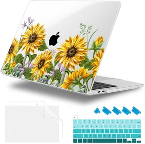 Lepeoac Case for MacBook Pro 13 inch Case M2 2022-2016 A2338 M1 A2251 A2289 A2159 A1989 A1708 A1706, Plastic Hard Shell + Keyboard Cover + Dust Plug, Sunflowers Lepeoac Case for MacBook Pro 13 inch Case M2 2022-2016 A2338 M1 A2251 A2289 A2159 A1989 A1708 A1706, Plastic Hard Shell + Keyboard Cover + Dust Plug, Sunflowers