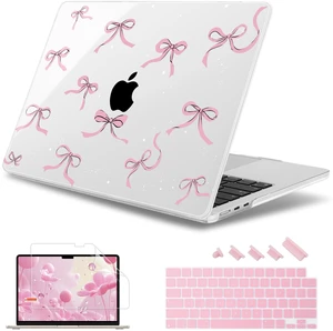 May Chen for MacBook Air 15 inch Case M5 M4 M3 M2 2026 2024-2023, Model A3448 A3241 A3114 A2941, Closes Seamlessly Hard Shell Laptop Cover with Keyboard Cover, Star Bow May Chen for MacBook Air 15 inch Case M5 M4 M3 M2 2026 2024-2023, Model A3448 A3241 A3114 A2941, Closes Seamlessly Hard Shell Laptop Cover with Keyboard Cover, Star Bow
