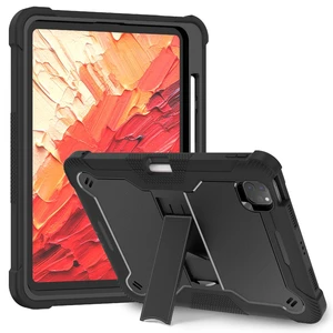 MAKEIT CASE for ipad Pro 11 Inch Case 2024 M4 with Pencil Holder, Shockproof Premium Smart iPad Case and Kickstand, Support Touch ID and Auto Wake/Sleep, Black MAKEIT CASE for ipad Pro 11 Inch Case 2024 M4 with Pencil Holder, Shockproof Premium Smart iPad Case and Kickstand, Support Touch ID and Auto Wake/Sleep, Black