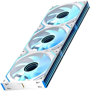 Jungle Leopard Interstellar V2 120mm Case Fan Infinity Mirror Module Daisy-Chain ARGB Fan Triple Pack with Controller Suitable for Computer Case & 360mm AIO Cooler(White-3pack) Jungle Leopard Interstellar V2 120mm Case Fan Infinity Mirror Module Daisy-Chain ARGB Fan Triple Pack with Controller Suitable for Computer Case & 360mm AIO Cooler(White-3pack)