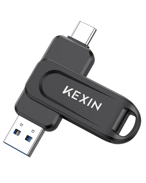 KEXIN USB C Flash Drive 512GB Thumb Drive 100MB/s Swivel Dual USB Drive 3.0 USB-A & Type-C Jump Drive for Smartphone Tablet iPhone 15/16 Car Game Console, 512GB Black KEXIN USB C Flash Drive 512GB Thumb Drive 100MB/s Swivel Dual USB Drive 3.0 USB-A & Type-C Jump Drive for Smartphone Tablet iPhone 15/16 Car Game Console, 512GB Black