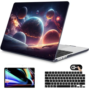 Mektron for 2026 MacBook Air 13-inch M5 Laptop Case A3449 with 13.6-inch Liquid Retina Display Fits 2025 A3240 M4 2024 A3113 M3 2023 A2681 M2 Printed Hard Shell for MacBook Air 13.6", Planets Mektron for 2026 MacBook Air 13-inch M5 Laptop Case A3449 with 13.6-inch Liquid Retina Display Fits 2025 A3240 M4 2024 A3113 M3 2023 A2681 M2 Printed Hard Shell for MacBook Air 13.6", Planets