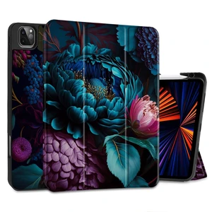 MEEgoodo for iPad Pro M2 12.9 Case 6th/5th/4th/3rd Generation 2022 2021 2020 2018 with Pencil Holder, Tablet Cover with TPU Back Shell, Beautiful Fantasy Flower MEEgoodo for iPad Pro M2 12.9 Case 6th/5th/4th/3rd Generation 2022 2021 2020 2018 with Pencil Holder, Tablet Cover with TPU Back Shell, Beautiful Fantasy Flower