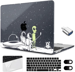 MEEgoodo Case for M5/M4/M3/M2 MacBook Air 15 inch Case 2026 2025 2024 2023, Laptop Shell Fit Model (A3448/A3241/A3114/A2941) for MacBook Air 15.3-inch, Astronauts & Alien MEEgoodo Case for M5/M4/M3/M2 MacBook Air 15 inch Case 2026 2025 2024 2023, Laptop Shell Fit Model (A3448/A3241/A3114/A2941) for MacBook Air 15.3-inch, Astronauts & Alien
