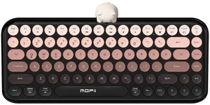 Lomiluskr Colorful Wireless Keyboard, Bluetooth/2.4G Dual Mode, Compact TKL Quiet Membrane Keyboard, Cute Gradient Retro Round Keycaps, Compatible with PC/Laptop/Tablet/Smartphone (Black) Lomiluskr Colorful Wireless Keyboard, Bluetooth/2.4G Dual Mode, Compact TKL Quiet Membrane Keyboard, Cute Gradient Retro Round Keycaps, Compatible with PC/Laptop/Tablet/Smartphone (Black)
