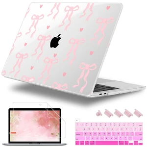 Lepeoac for MacBook Pro 16 inch Case 2019 2020 Release Model A2141, Plastic Hard Shell Cover with Keyboard Cover & Screen Protector for MacBook Pro 16 inch with Touch Bar & Touch ID, Bow Lepeoac for MacBook Pro 16 inch Case 2019 2020 Release Model A2141, Plastic Hard Shell Cover with Keyboard Cover & Screen Protector for MacBook Pro 16 inch with Touch Bar & Touch ID, Bow