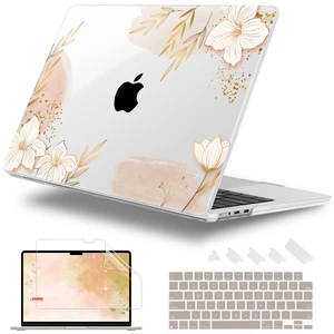 Lepeoac for 2026 MacBook Air 13-inch Laptop Case M5 2026 M4 2025 M3 2024 M2 2022 Release Model A3449 A3240 A3113 A2681, Plastic Hard Shell Cover for MacBook Air 13.6 inch, Floral P295 Lepeoac for 2026 MacBook Air 13-inch Laptop Case M5 2026 M4 2025 M3 2024 M2 2022 Release Model A3449 A3240 A3113 A2681, Plastic Hard Shell Cover for MacBook Air 13.6 inch, Floral P295